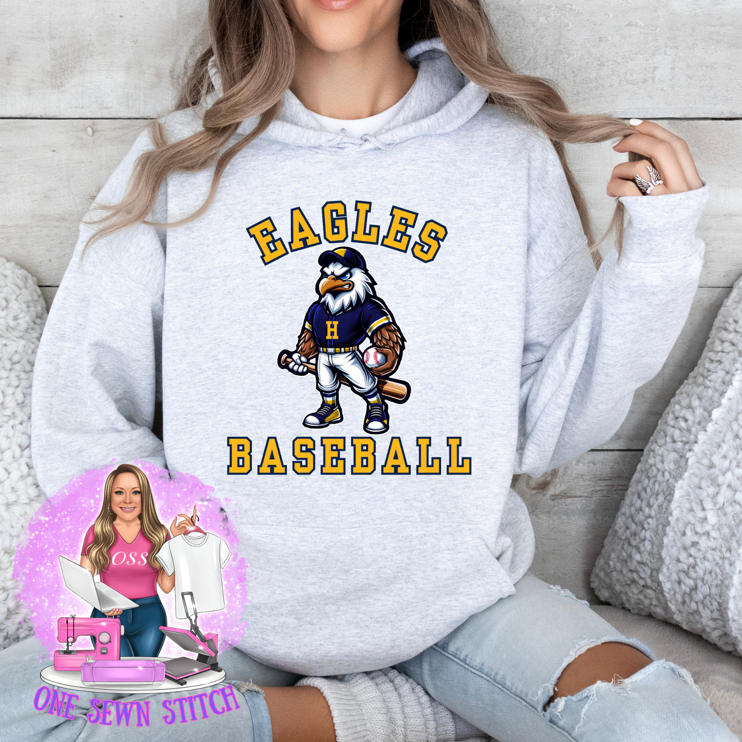 Hudsonville Eagles Baseball Mascot