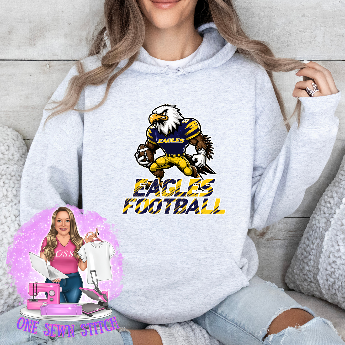 Hudsonville Eagles Football Mascot