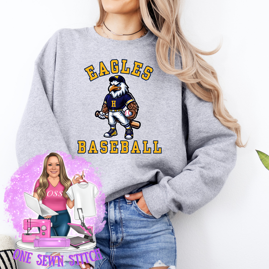 Hudsonville Eagles Baseball Mascot