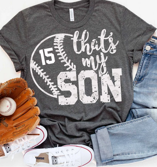 Custom - That's My Son Baseball